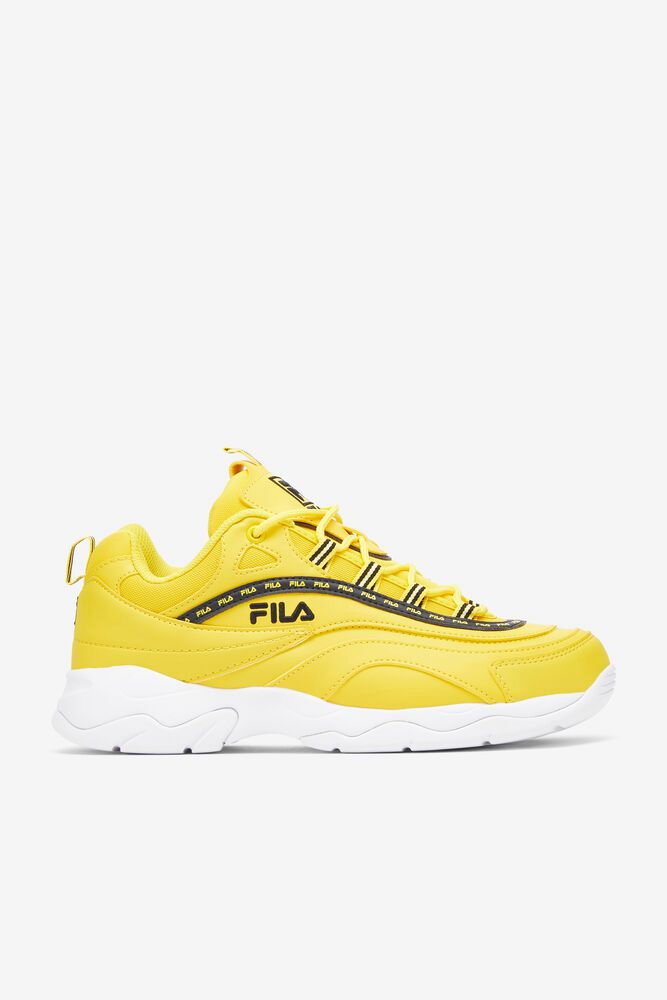 Fila Sneakers Mens Yellow - Ray Repeat - Philippines 3108265-CT